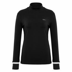 [와이드앵글]여성 TO 골지 포인트 모크넥 티셔츠 Black(WWW25212Z1)