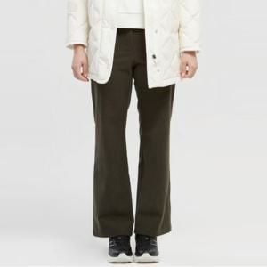 [와이드앵글]여성 CO 코듀로이 와이드 팬츠 Khaki(WWW25372K7)
