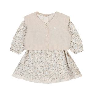 [에뜨와]루엔베스트 원피스 SET 07S724003/출산선물,백일,돌,조카선물,겨울신상