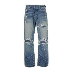 아미리 플리츠 데님 스트레이트 진 AMDNGH1087 HONEYCOMBINDIGO