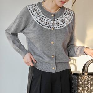 [모리스커밍홈] 인디안 라운드 울 가디건_M2511CD045D