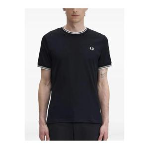 25 FW 프레드페리 로고 디테일 코튼 티셔츠 FPM1588V55102 TP444549434