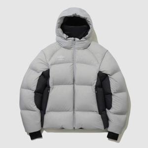 M 엄브로패딩 LQC UP421SDJN3-LGR 액티브 디태쳐블 모듈 숏 구스패딩 자켓 / Light grey