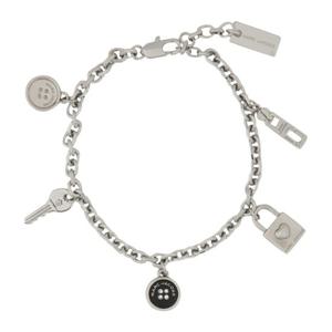 마크제이콥스 버튼 참 체인 링크 팔찌 2R4JBR001J41 047