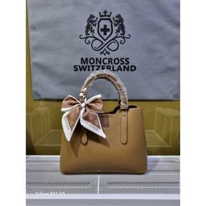 [몽크로스]BEST 매듭리본 베이직 미니토트백 WT5835-1(브라운)_D