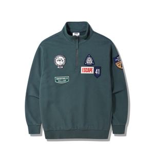 [지프]멀티 와펜 하프넥 맨투맨 JQ3TSU825