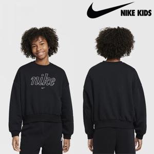 [나이키키즈(플레이키즈)]나이키 걸즈 클럽 박시 GX 스타 맨투맨 티셔츠 8-15세 A244SW366P