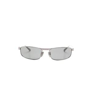 발렌시아가 인그레이빙 로고 직사각 프레임 선글라스 BB0451S003