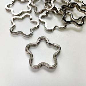 별모양 열쇠고리 링 50p 별 키링 키홀더 공예 부자재 DIY 악세사리 악세서리 재료 부재료
