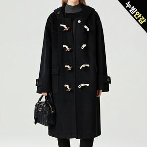 [올리비에스클로젯] 후드 떡볶이 단추 롱 누빔 코트_O2511CT002D