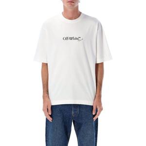 오프화이트 스크리블 ARR 스케이트 반팔 티셔츠 OMAA120F25JER0