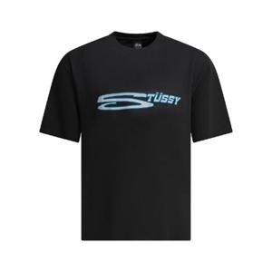 STUSSY 19051450090 FADED BLACK T shirts