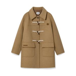 와키윌리자켓 KQJ WA2504JK67CE 우먼스 울 더플 미디 코트 카멜