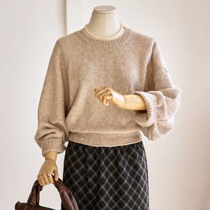 [커스텀에이블] 와이드 루즈핏 크롭 니트_T2511KN172D