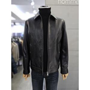 바쏘옴므 세이브존03 바쏘옴므 남자 블랙 양가죽 점퍼 레더자켓 WSAFZ3UB01A