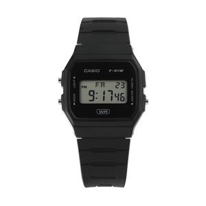 [카시오 CASIO] F-91WB-1ADF 공용 우레탄시계