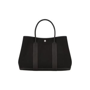 에르메스 가든 파티 36 백 밀리터리 캔버스 네곤다   팔라듐 하드웨어 에벤 H069576CKAX