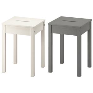 이케아 HAUGA 하우가 스툴 45cm/보조의자/식탁의자/원목스툴