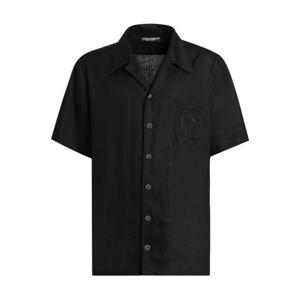 25 FW 돌체앤가바나 로고 자수 셔츠 G5JH9ZFU4IK TP434860350