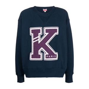 25 FW 겐조 로고 아플리케 크루 넥 스웨트셔츠 FD55SW4944MB TP444924605