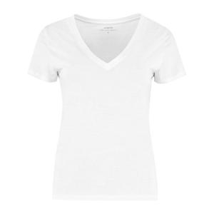 빈스 브이넥 피티드 코튼 티셔츠 VR59283148 137OWT