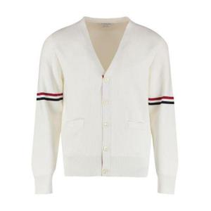 THOM BROWNE 톰브라운 RWB 암밴딩 밀라노스티치 가디건 (MKC310A Y3007 100)