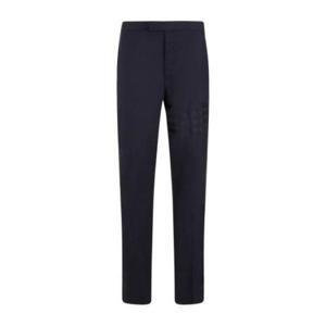 THOM BROWNE 톰브라운 4바 스트라이프 플레인 위빙 울 슬랙스 (MTC001A 06146 420)