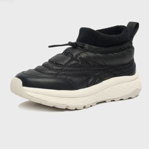 [클라우드제로]누비 여성 패딩 미들 부츠 3cm 여자 숏 앵클 부츠 따뜻한 기모 CZFFW1AK601 블랙