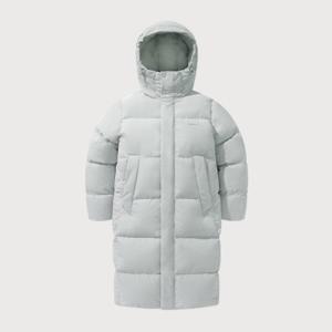M 커버낫패딩 CQK CO2504DP07-LG 씨빅 RDS 롱 다운 자켓 Light Gray