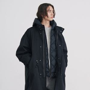 [애드호크]남녀공용 패딩 탈부착 야상 점퍼 HBAUJ43_DJ