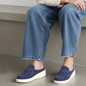 딕슈 여성 키높이 통굽 폴리스판 스니커즈 블로퍼 4cm BLWS293