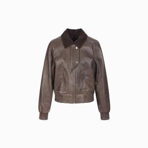 [에고이스트] (ER4LJ960) 탈부착카라 포인트 레더 자켓