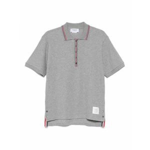 [THOM BROWNE] 라프리마 남성 폴로 Rwb 코튼 셔츠 MJP227AJ0216055 라이트 Grey /8