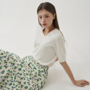 [코인코즈]코인코즈 브이넥 반팔 니트_DZ5SP066