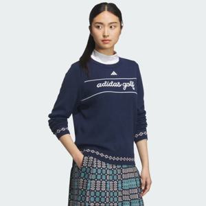 [아디다스골프 (정상슈즈)]여성 풀 패션 크루 탑  JM3003