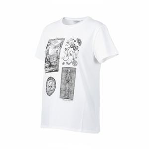 알렉산더 맥퀸 여성 반팔 티셔츠 (651373 QZACK 0900)