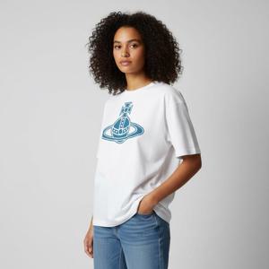 비비안웨스트우드 25FW 화이트 파리 ORB 페루 티셔츠 3G01004E J001M A401