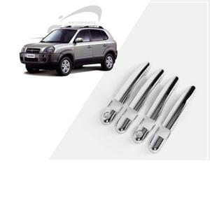 (도어캐치 몰딩) 2004-2009 투싼 크롬 손잡이 커버 자동차용품 익스테리어용품 익스테리어몰딩 커버 도어캐치 도어캐치몰딩 도어캐치커버