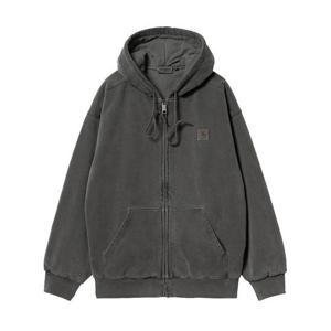 칼하트 WIP 후드 티셔츠 I02952489GD BLACK GARMENT DYED DOM