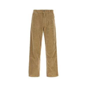 CARHARTT WIP Beige corduroy Single Knee Pant I02862732 8Y02