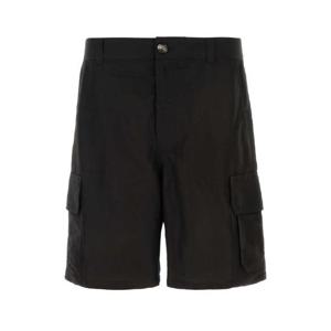 LOEWE PAULAS IBIZA Black canvas Paula s Ibiza bermuda shorts H616Y1AX11 BLACK
