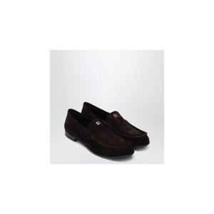 MIU MIU Brown suede loafers 5D499E015054XLMIU-F0003