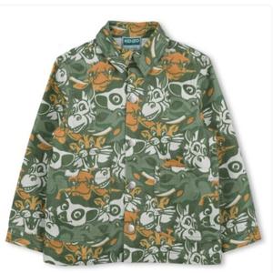 [겐조키즈][FESTIVE CAP] 전판 에니멀 그래픽 자켓 Z256AFJF11