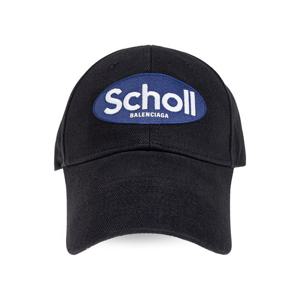 25 FW 발렌시아가 x 숄 로고 엠브로이더드 코튼 베이스볼캡 840108410B2