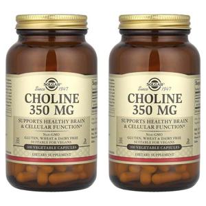 해외배송 Solgar 솔가 콜린 350mg 100베지캡슐 2개