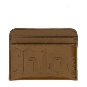 끌로에 엠보스드 로고 슬림 가죽 카드지갑 C24WP454O21 20V