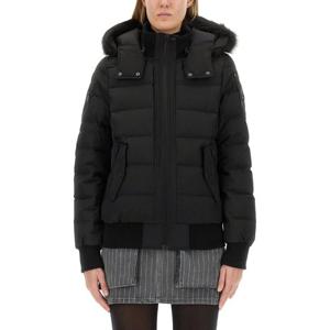 무스너클 로고 퀼티드 후드 패딩 재킷 M33LB015S 305