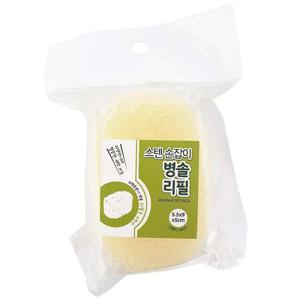 GF 스텐손잡이 (병솔리필)1P 스펀지 세척솔 수세미