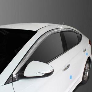 아반떼AD D-202 크롬썬바이져 4P 햇빛가리개 빗물차단