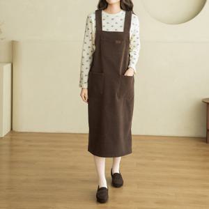 엄마옷 마담4060 내추럴포엠 코듀기모멜빵원피스 데일리 중년여성 -ZOP2512004-